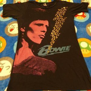 Vintage David Bowie Glamhead USA Women's Large T-shirt
